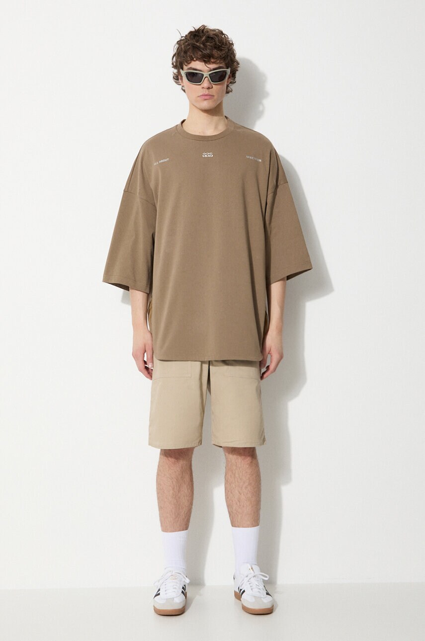 Бавовняні шорти Stan Ray Fatigue колір бежевий SS19-5500