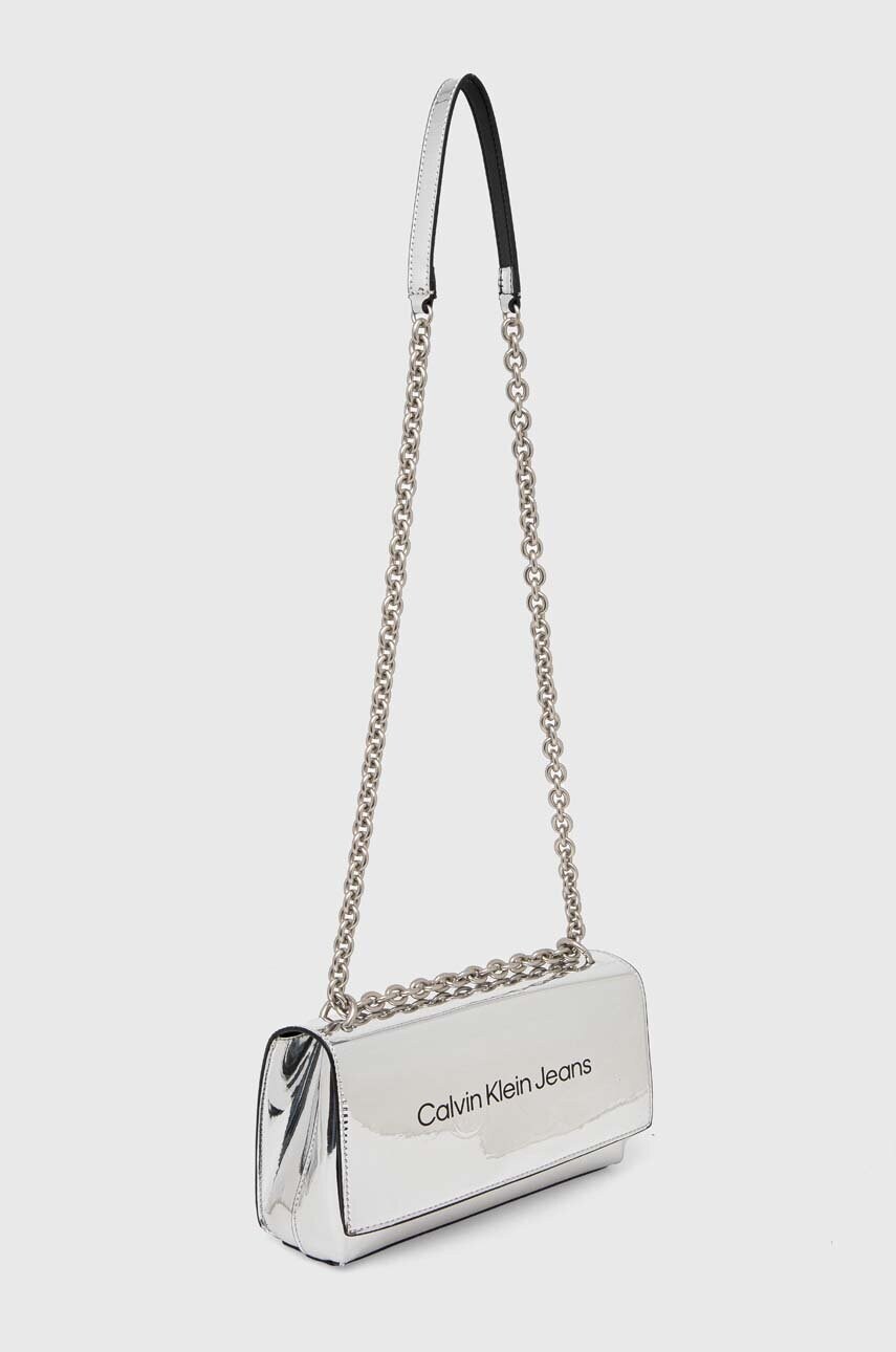 Сумочка Calvin Klein Jeans колір срібний
