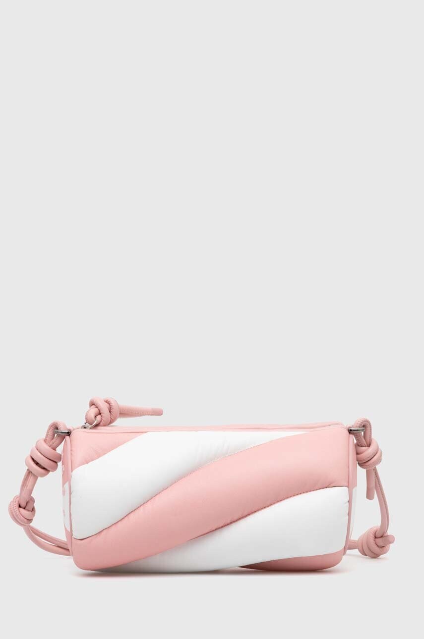 Шкіряна сумочка Fiorucci Bicolor Leather Mella Bag колір рожевий U01FPABA001LE04PN02