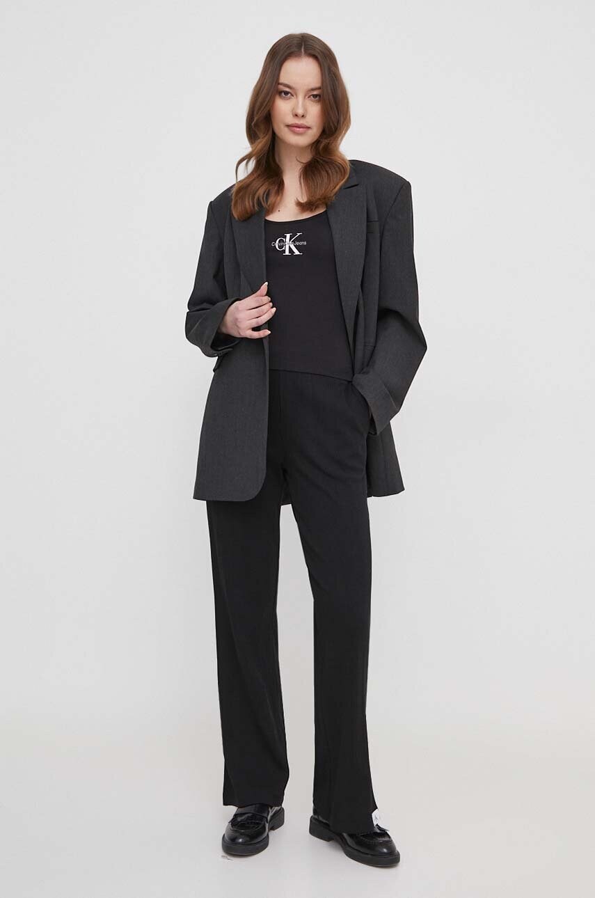 Топ Calvin Klein Jeans жіночий колір чорний J20J223105