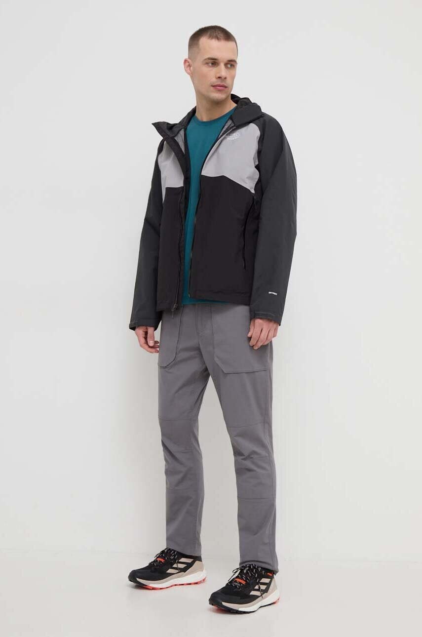 Спортивна футболка Jack Wolfskin Vonnan колір зелений однотонна
