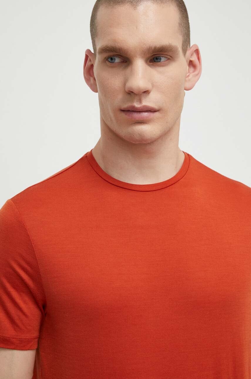Спортивна футболка Icebreaker 125 Cool-Lite Merino Blend Sphere III колір помаранчевий однотонна IB0A56ZMA841