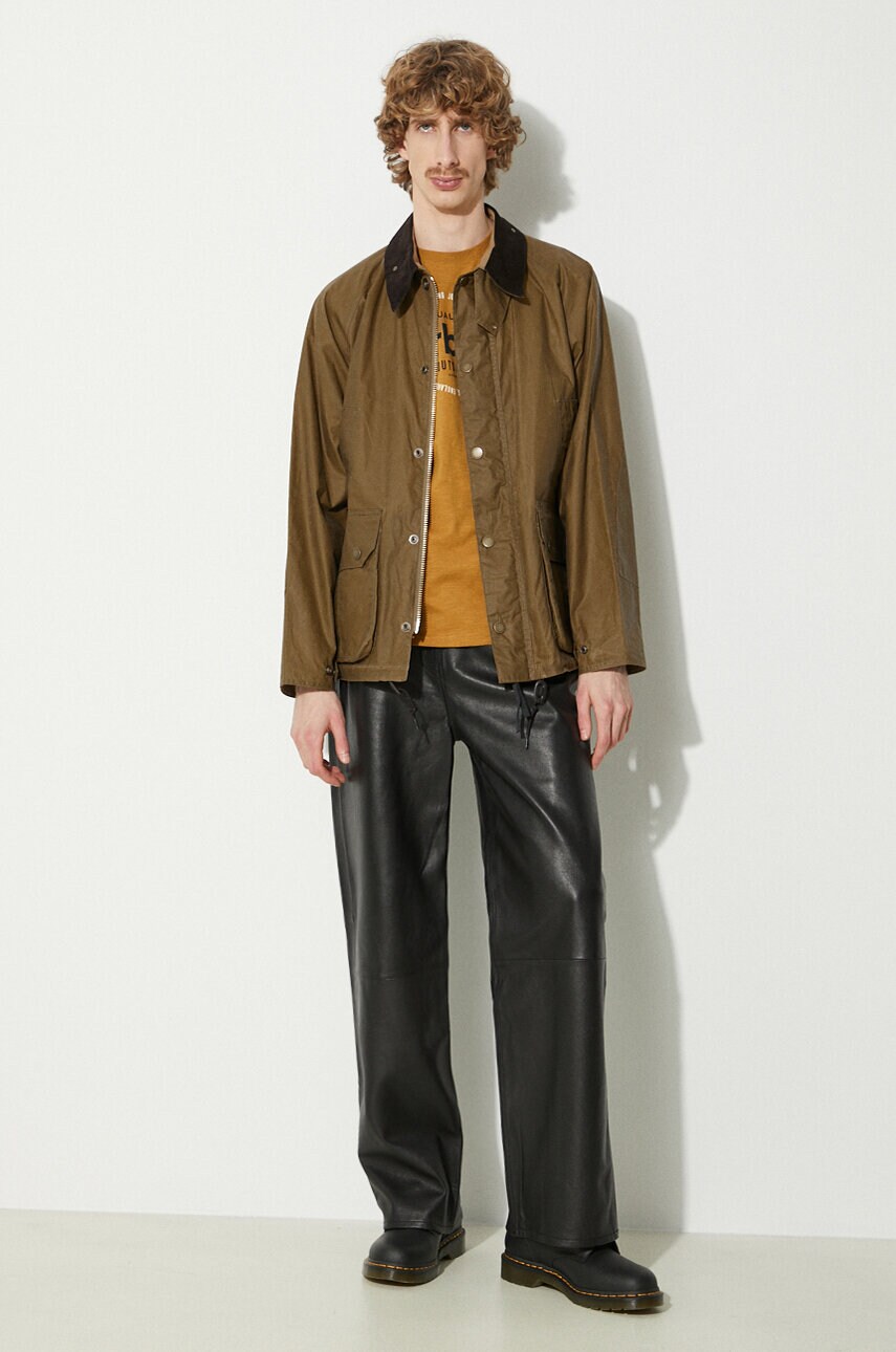 Футболка Barbour Bidwell Tee чоловіча колір жовтий з принтом MTS1268