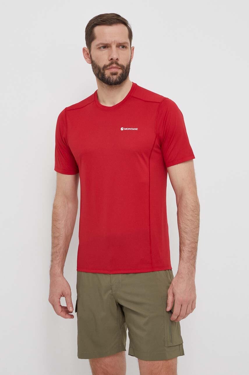 Спортивна футболка Montane Dart Lite колір червоний однотонна MDITS15