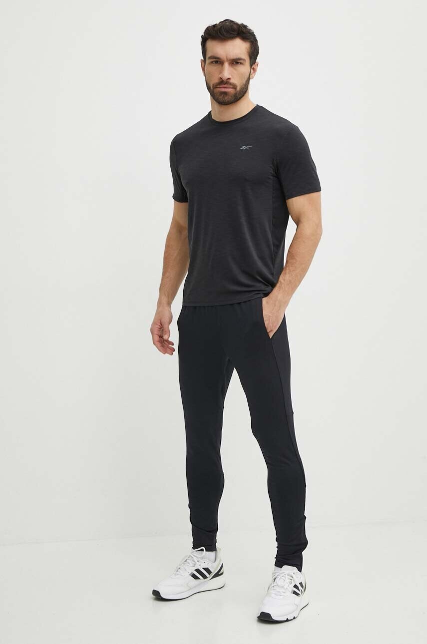 Тренувальна футболка Reebok Chill Athlete 2.0 колір чорний меланж 100075786