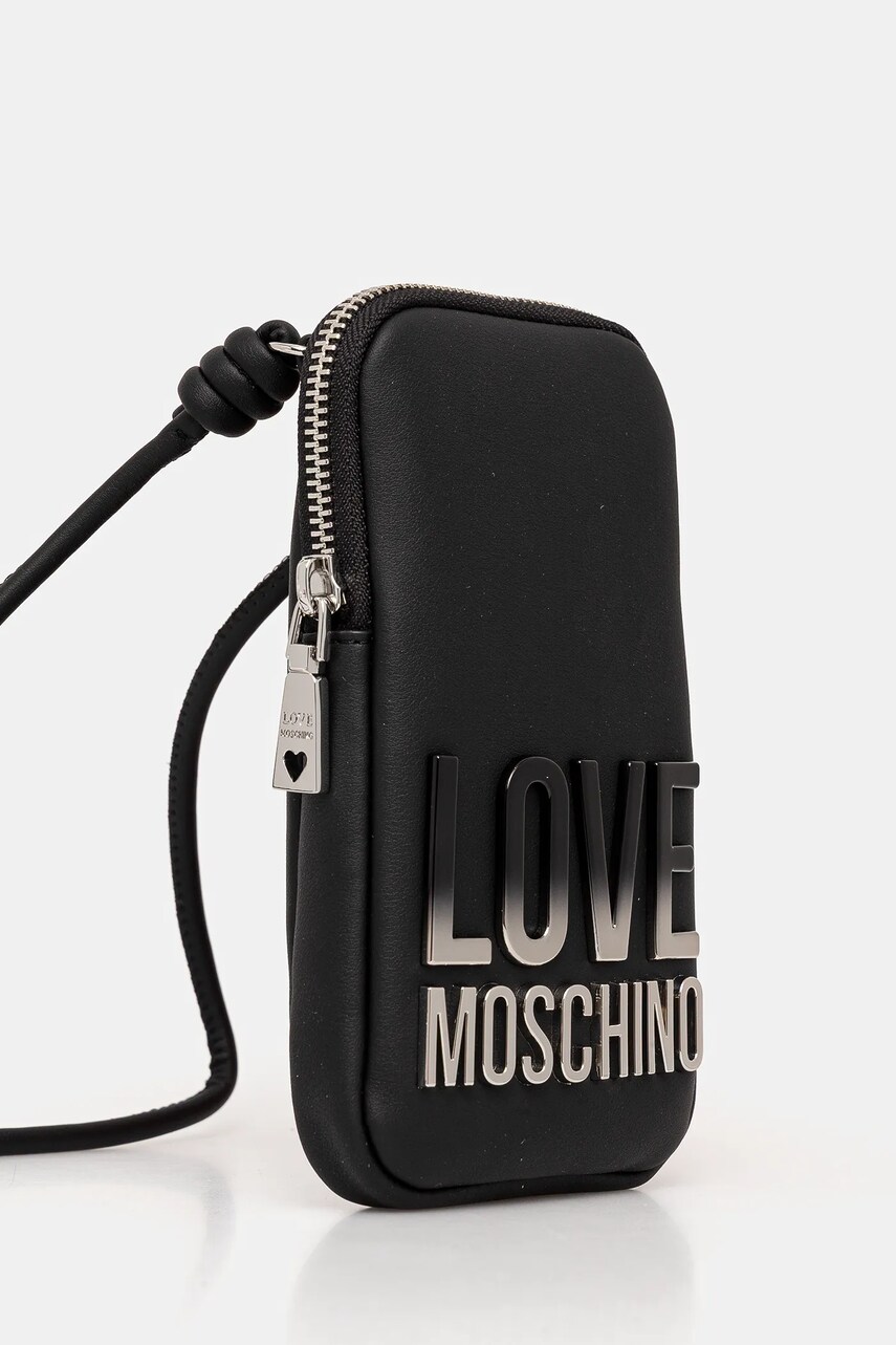 Чохол для телефону Love Moschino колір чорний JC5729PP0MKD000B