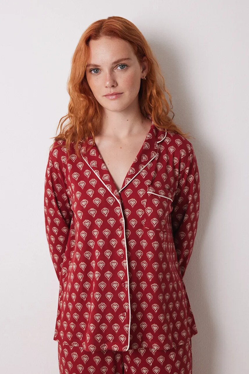 Піжама women'secret LOVE ACTUALLY GENERIC PJ жіноча колір червоний 4758230