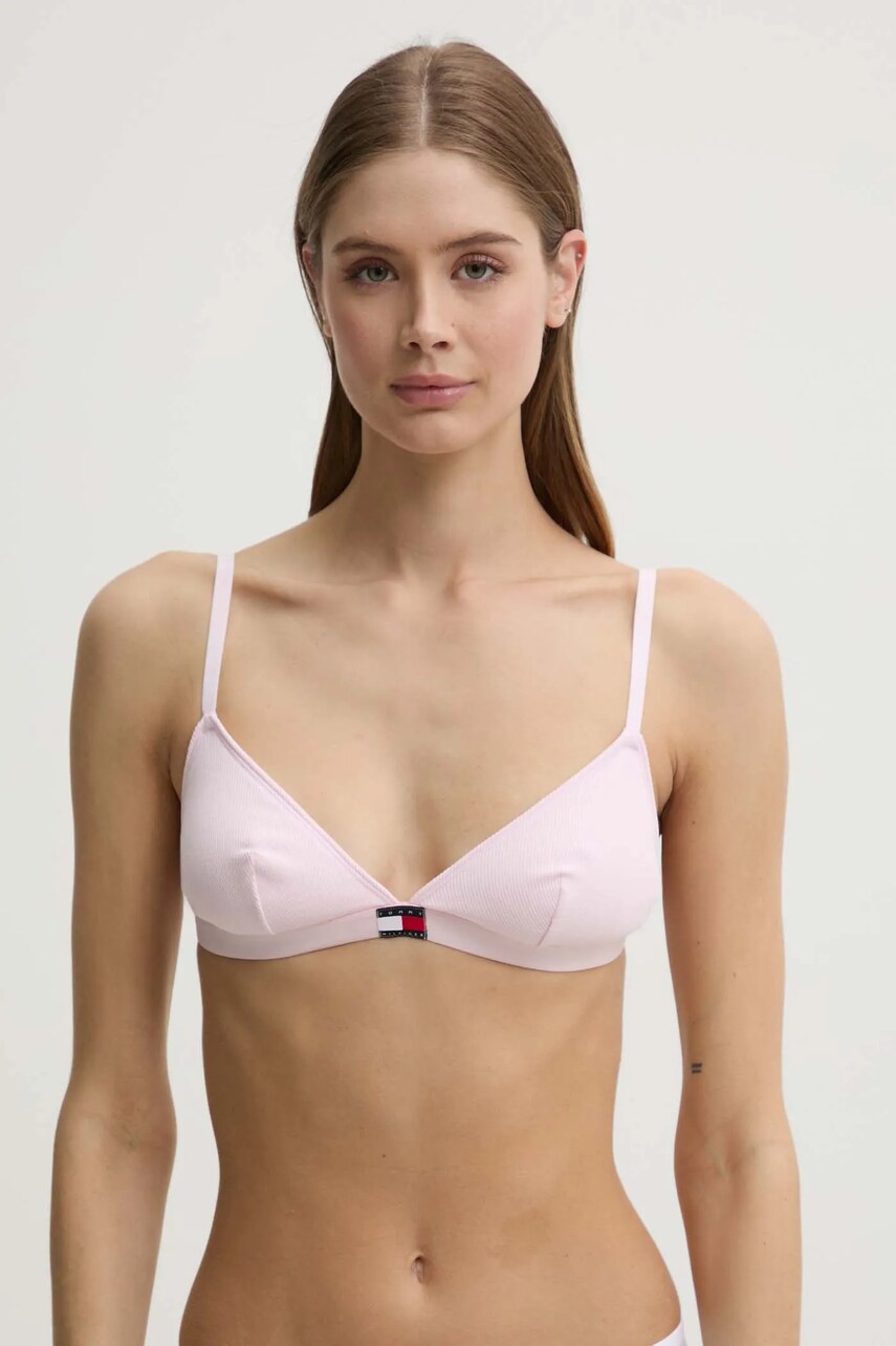 Бюстгальтер Tommy Hilfiger 3-pack колір червоний однотонний UW0UW05747