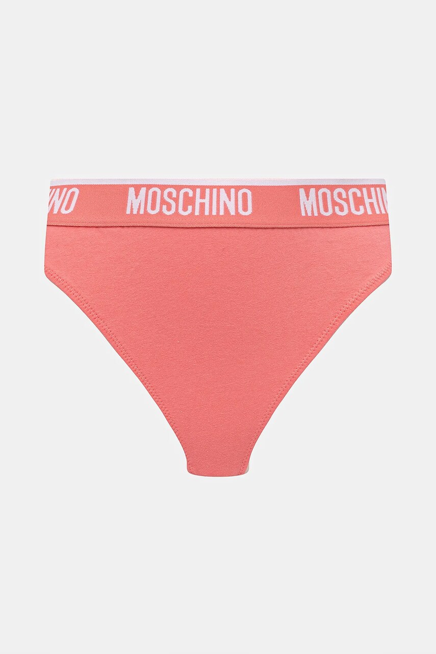 Стринги Moschino Underwear 2-pack колір рожевий 1389.4406