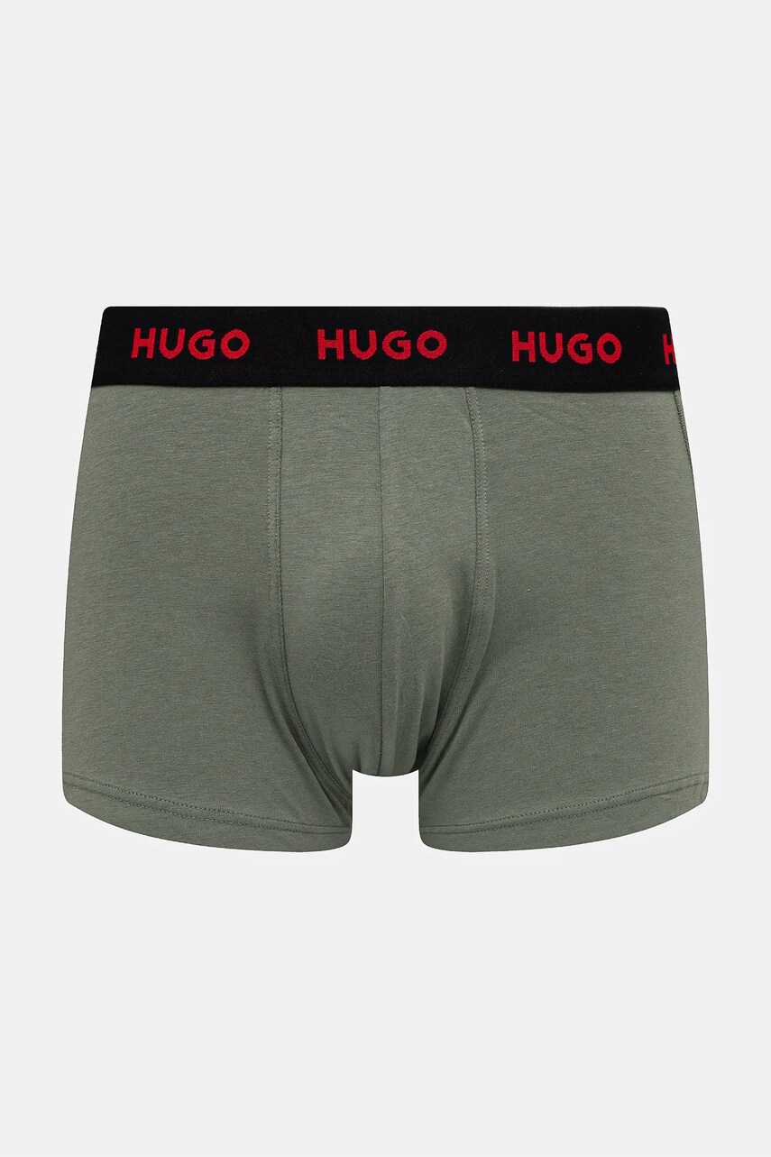 Боксери HUGO 3-pack чоловічі колір чорний 50532611