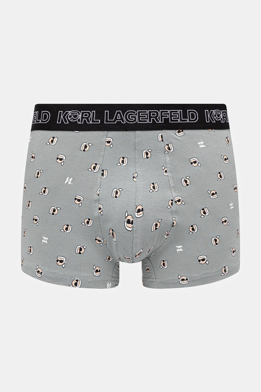 Боксери Karl Lagerfeld 3-pack чоловічі колір сірий A1M47042