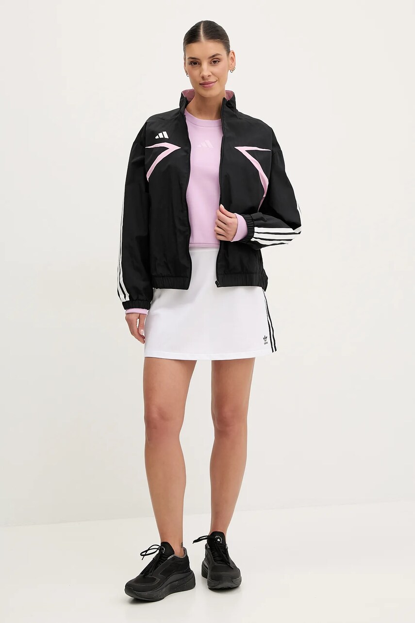 Бавовняна кофта adidas ALL SZN жіноча колір рожевий однотонна JJ1267