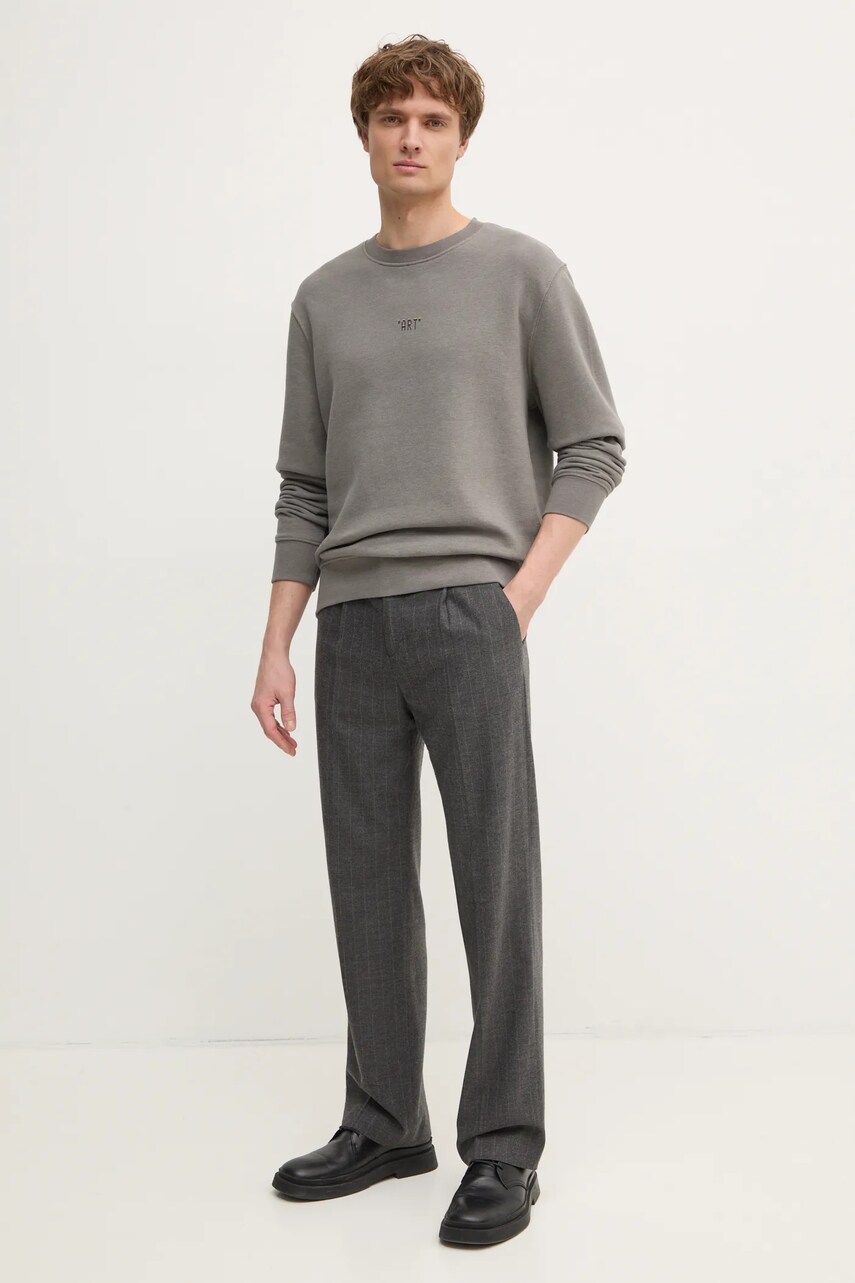 Кофта ZADIG&VOLTAIRE чоловіча колір сірий з принтом JMSS00251