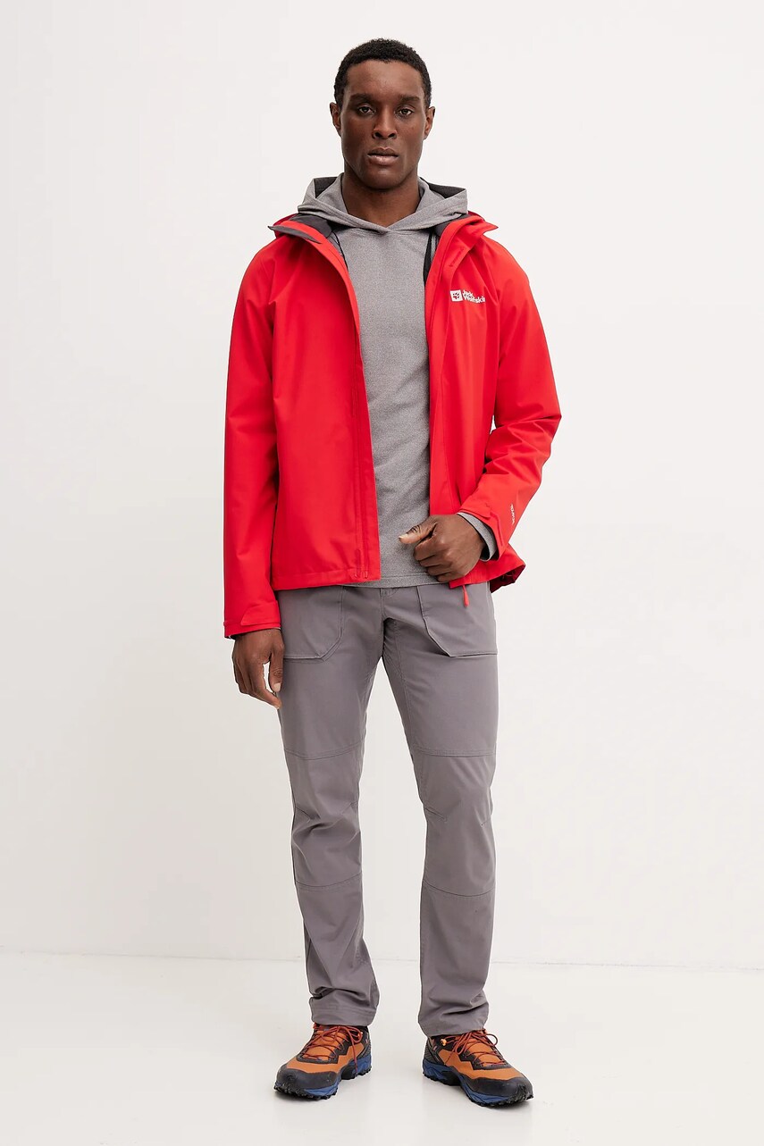 Спортивна кофта Helly Hansen Tyri колір сірий з капюшоном однотонна 63399