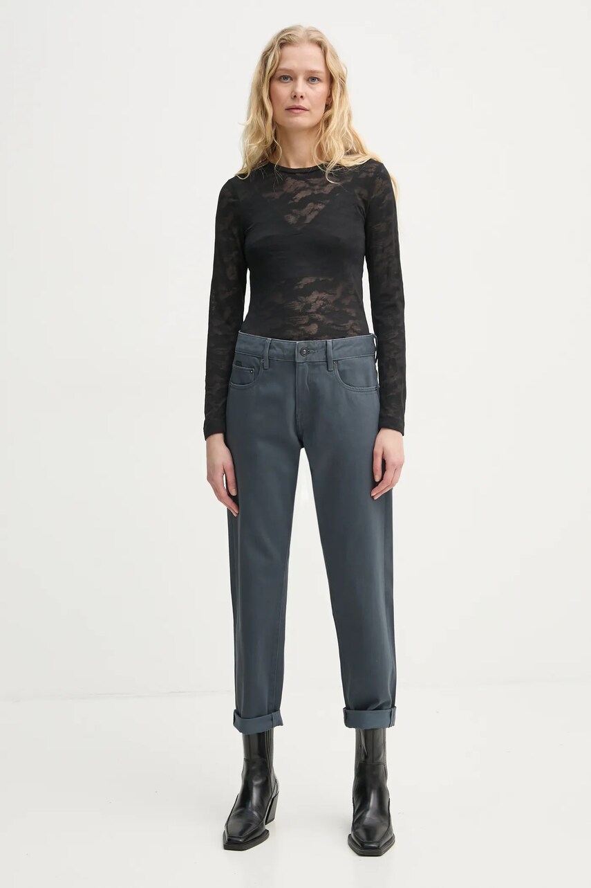 Лонгслів G-Star Raw жіночий колір чорний D25863.E165