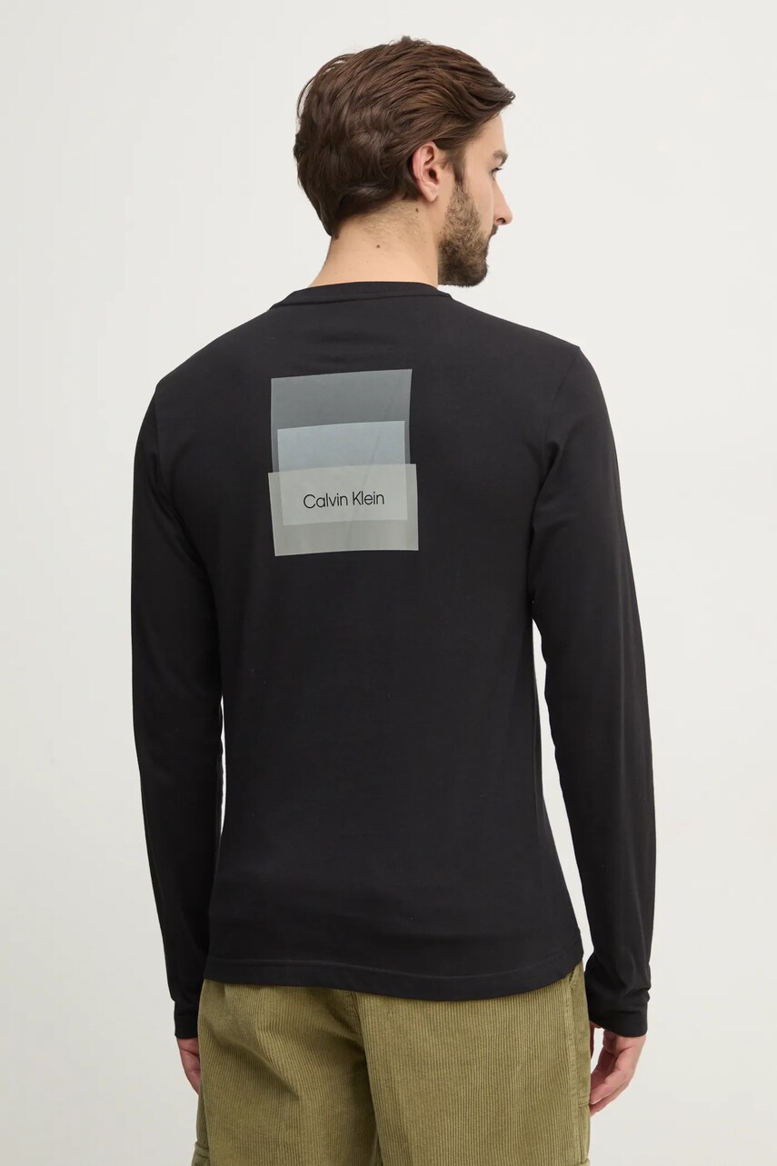 Футболка Calvin Klein чоловіча колір чорний однотонна K10K113801