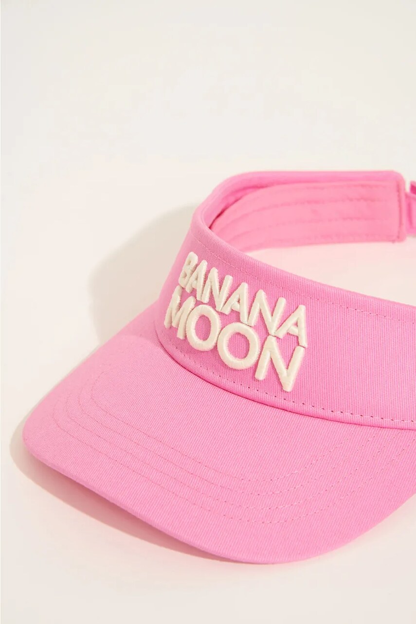 Бавовняний козирок Banana Moon Basiccap колір рожевий з аплікацією MAFFIN.BASICCAP