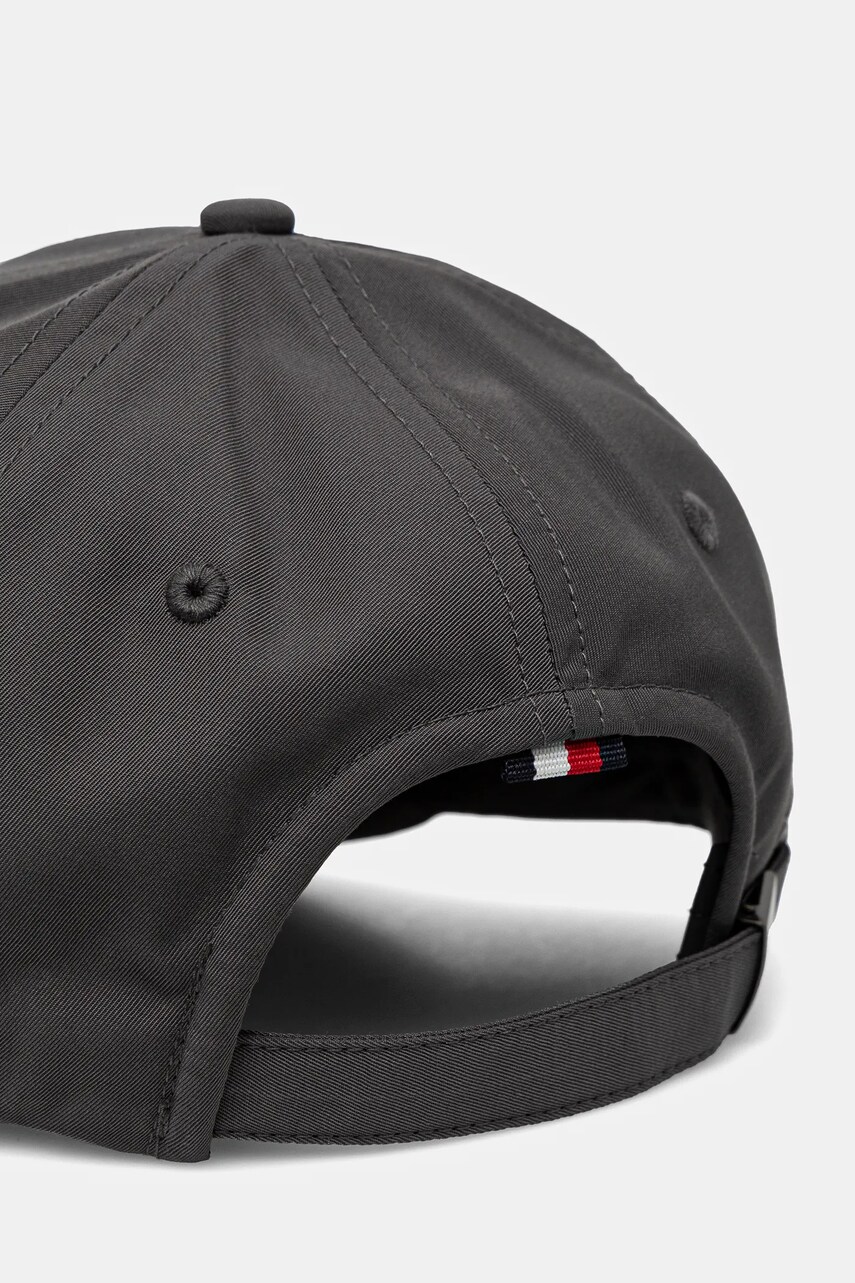 Кепка Tommy Hilfiger колір сірий однотонна AM0AM13336