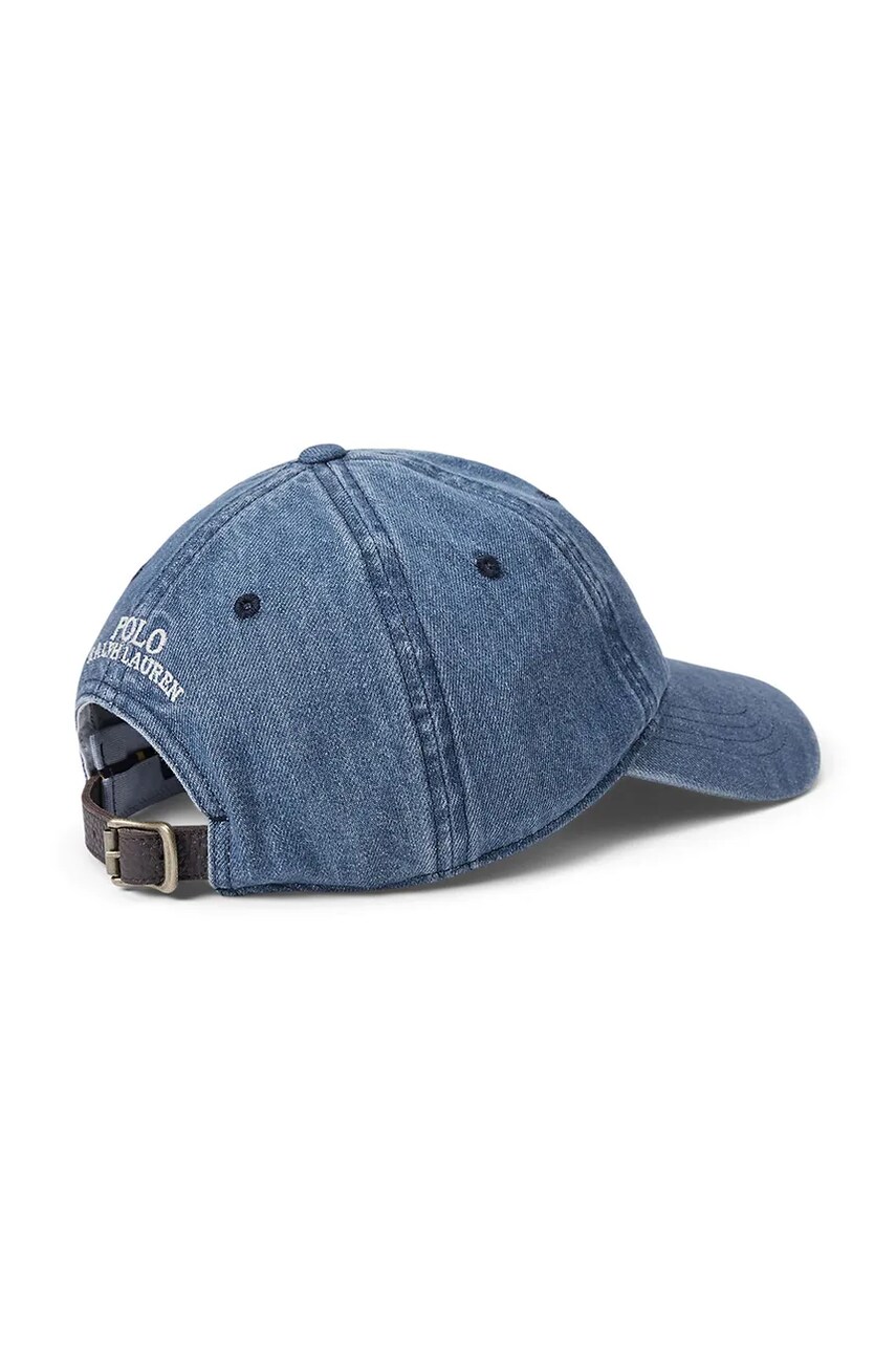 Бавовняна бейсболка Polo Ralph Lauren однотонна 710957172