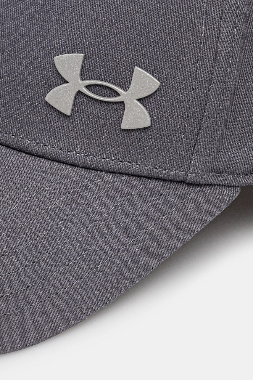 Кепка Under Armour Sportstyle Metal колір сірий однотонна 1389695