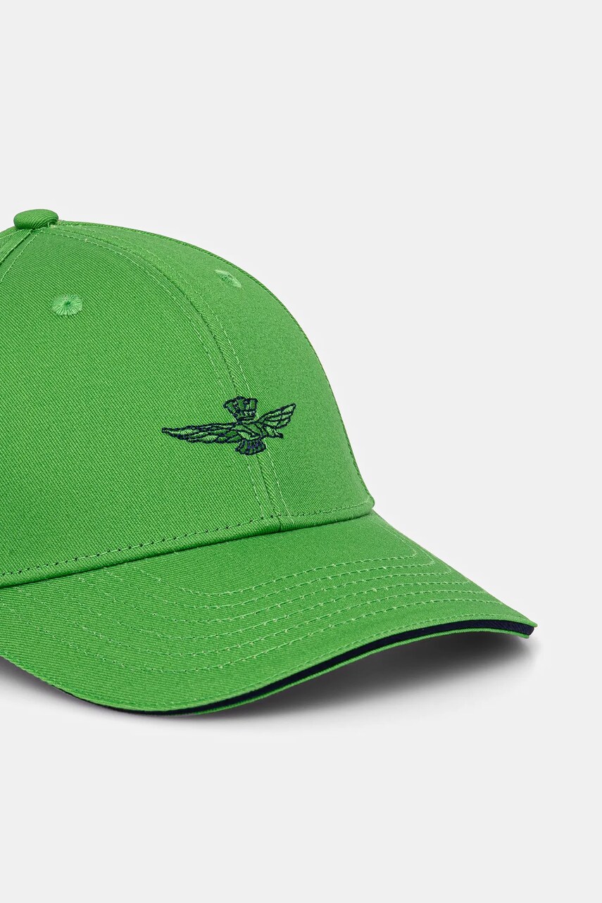 Кепка Aeronautica Militare колір зелений з аплікацією HA1212CT3299