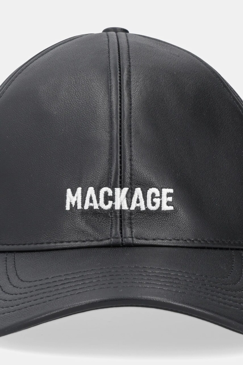 Бавовняна бейсболка MACKAGE колір чорний однотонна ANDERSON.L
