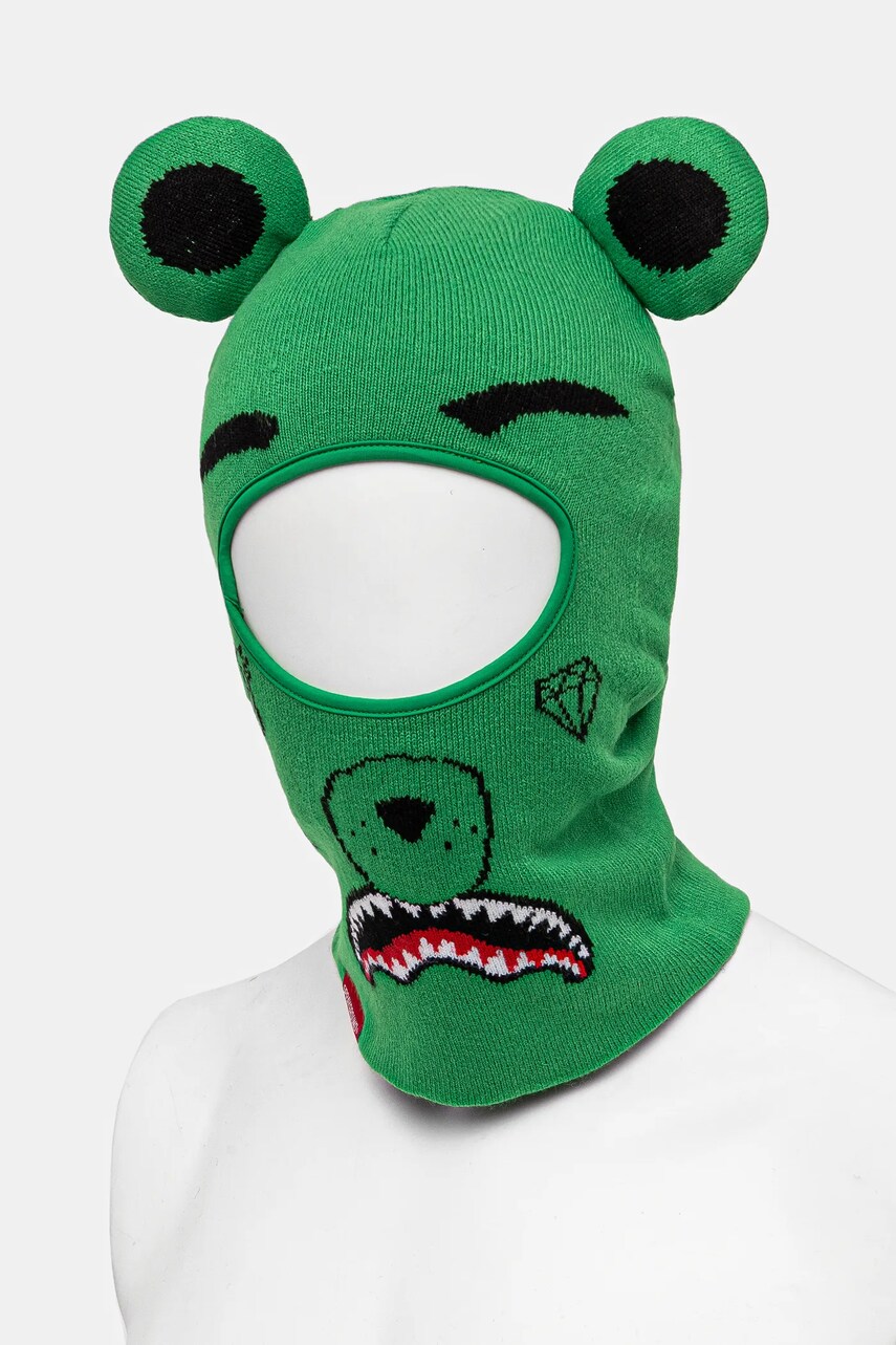 Балаклава Sprayground колір зелений 910HW391NSZ