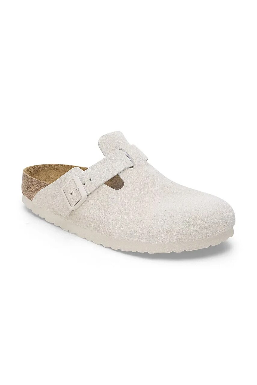 Шльопанці Birkenstock Boston SFB жіночі колір білий 1027693