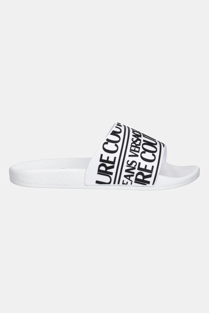 Шльопанці Versace Jeans Couture чоловічі колір білий 78YA3SQ1 71352 003