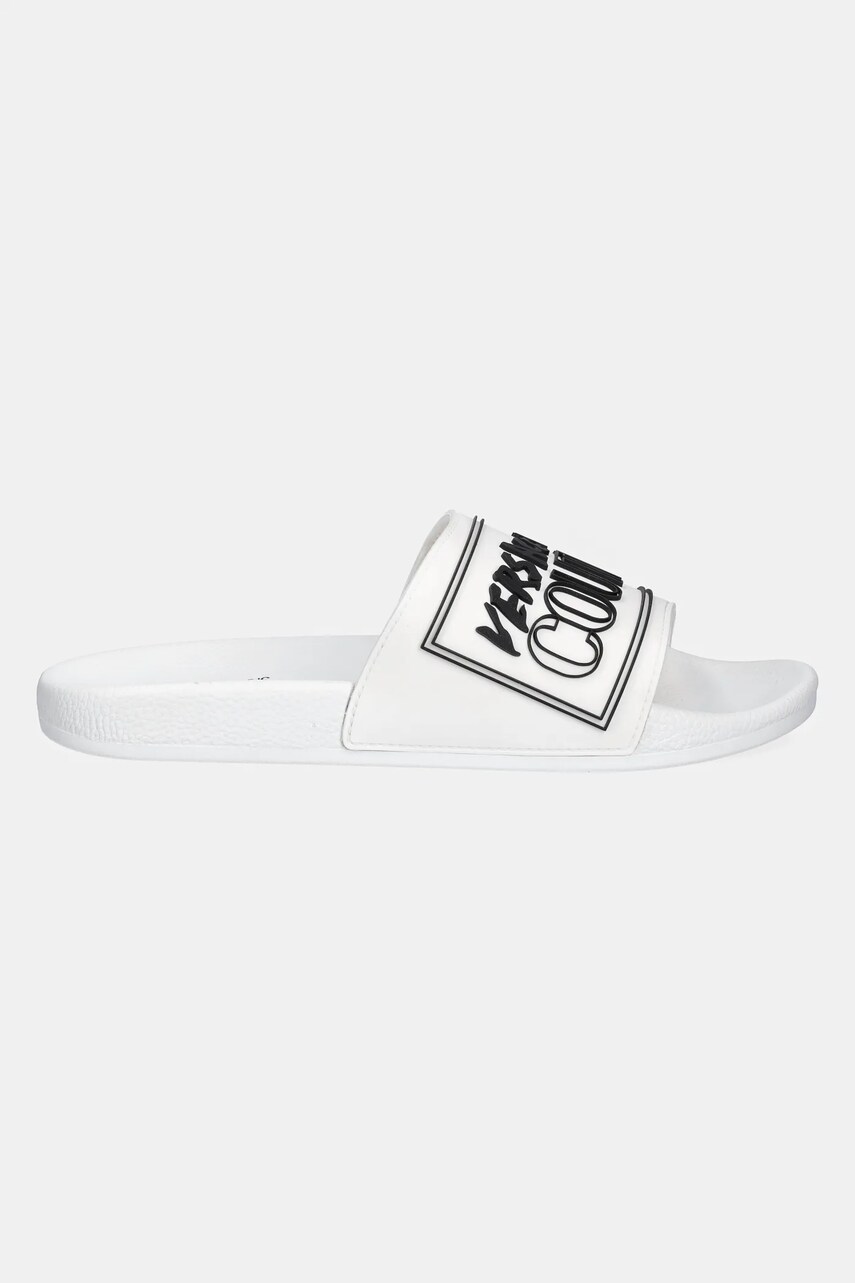 Шльопанці Versace Jeans Couture чоловічі колір білий 78YA3SQ3 ZSC22 003