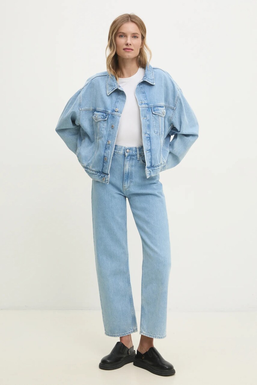Джинсова куртка Calvin Klein Jeans жіноча перехідна J20J224548