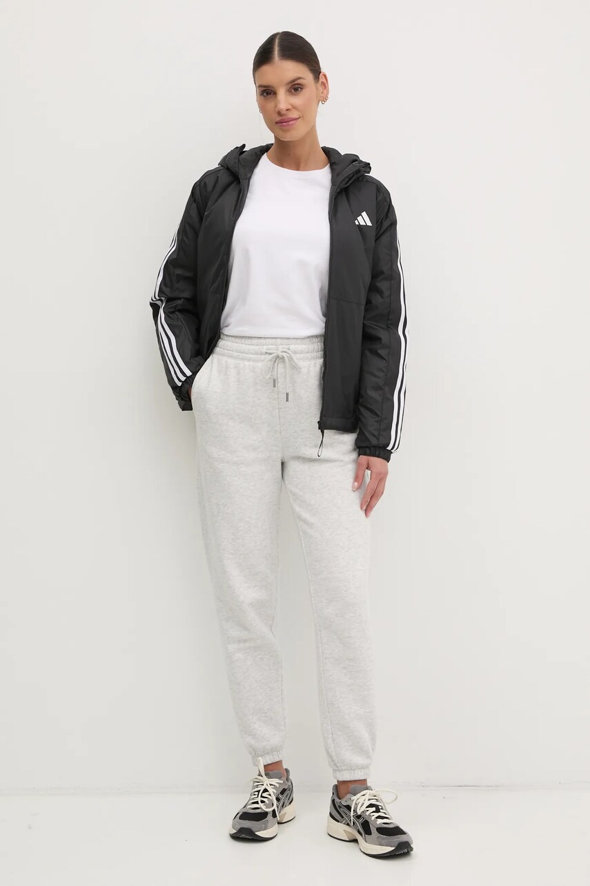 Куртка adidas Essential колір чорний перехідна JD1025
