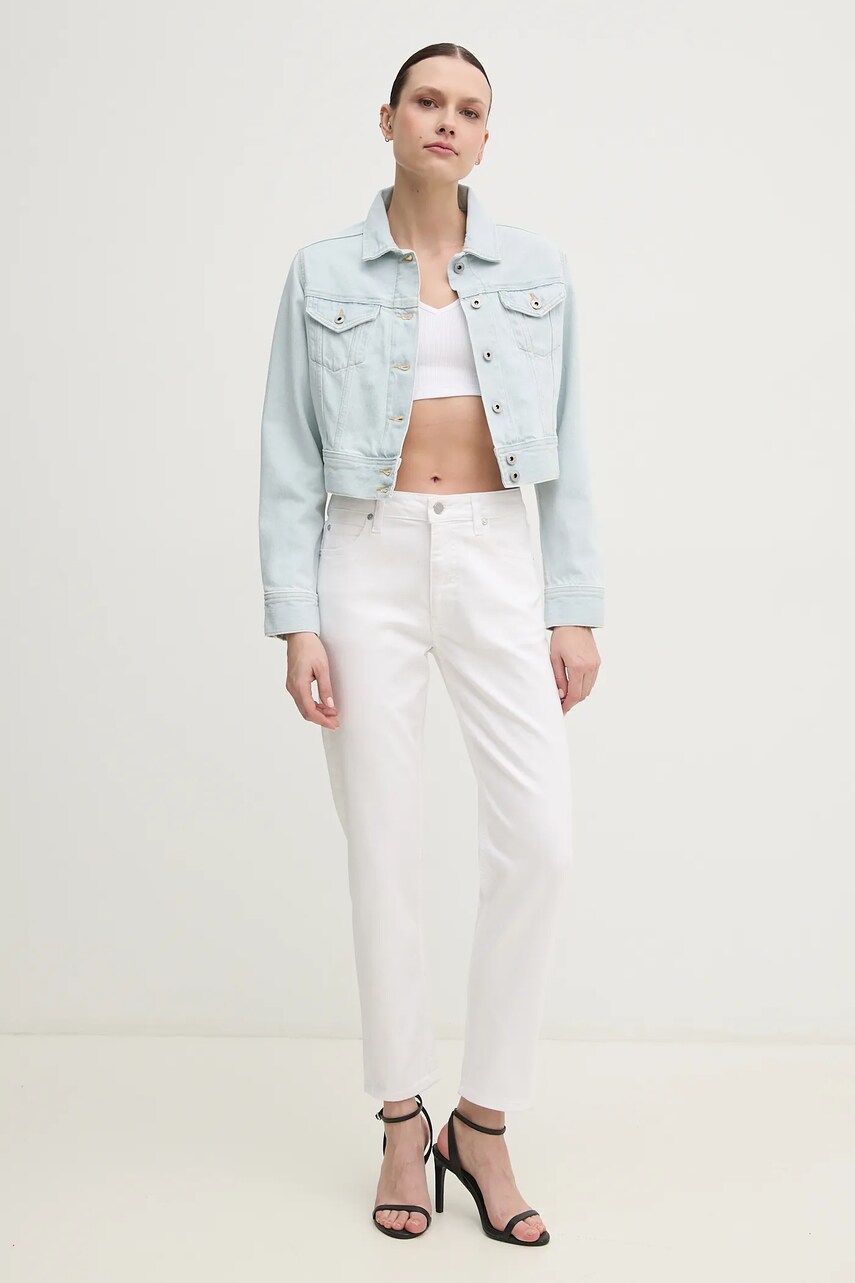 Джинсова куртка Pepe Jeans CROPPED JACKET перехідна PL402431PG2