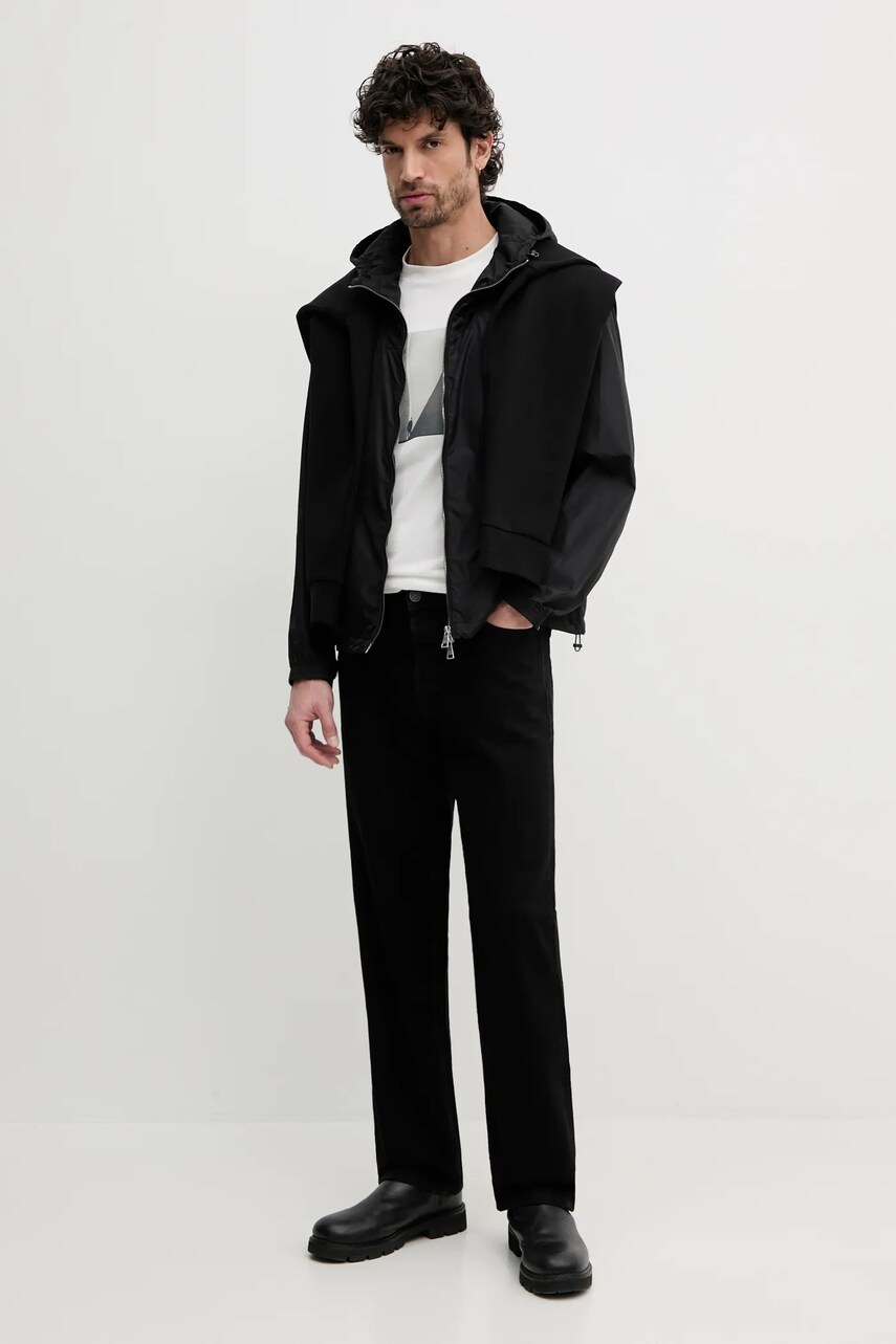Куртка Armani Exchange колір чорний перехідна XM000342 AF12285