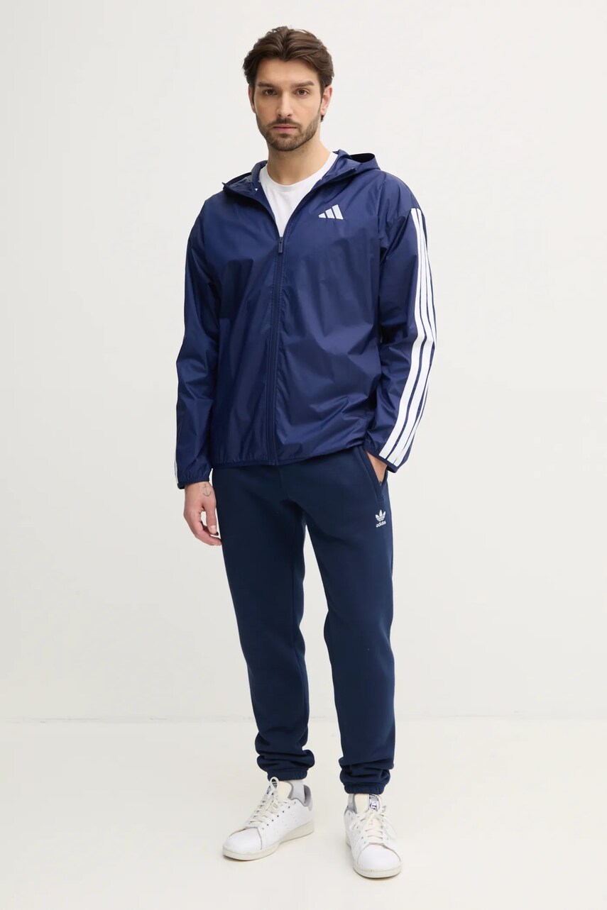 Куртка adidas Essentials чоловіча колір синій перехідна JE6327