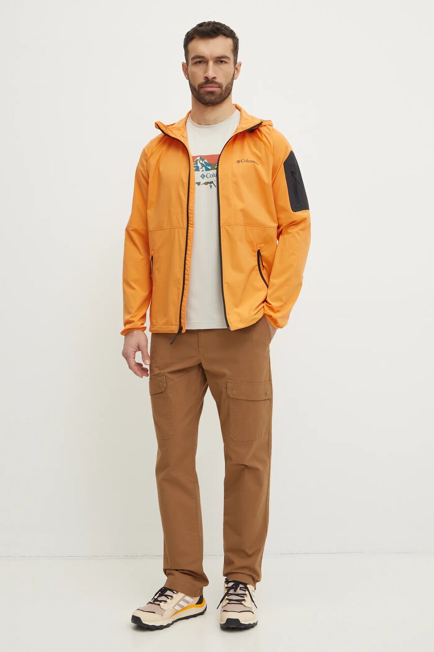 Куртка outdoor Columbia Tall Heights колір помаранчевий 2117211