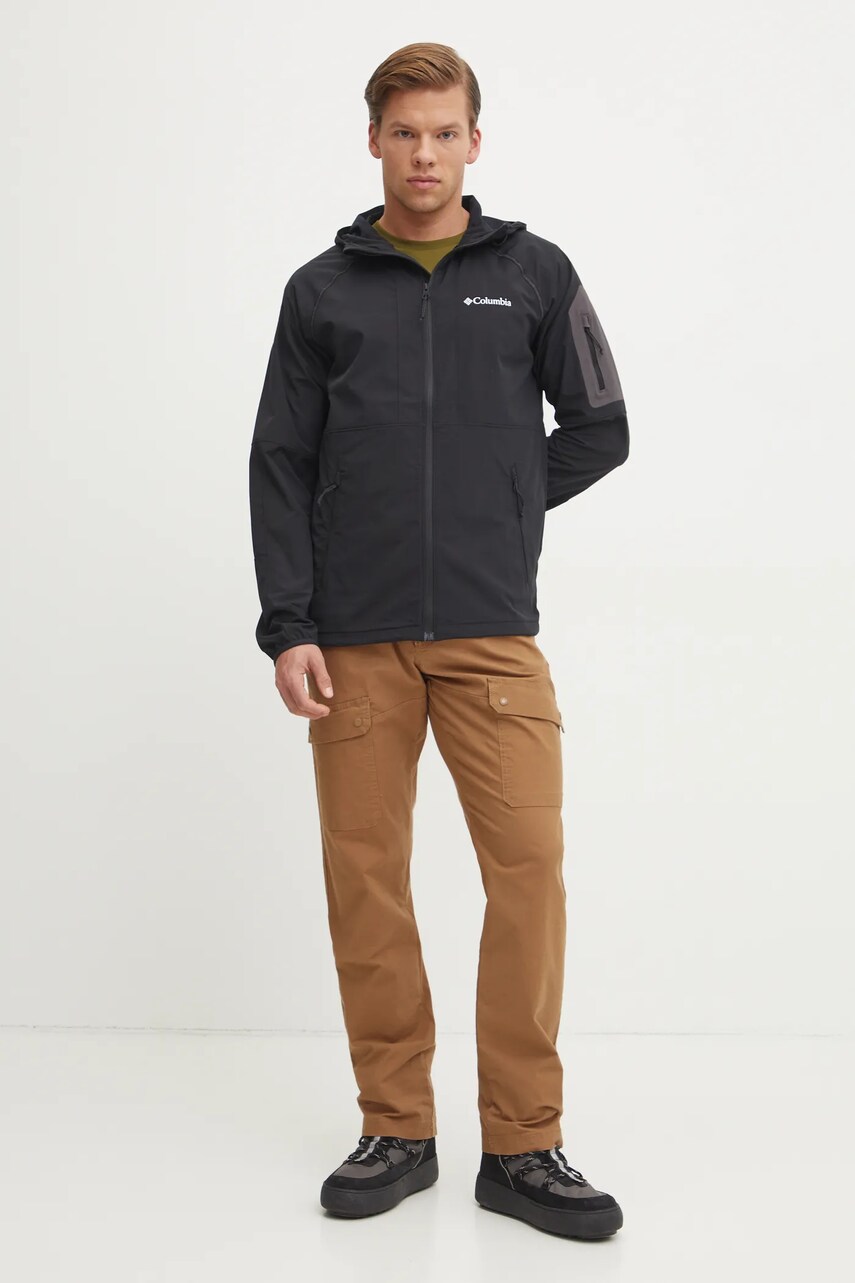 Куртка outdoor Columbia Tall Heights колір чорний 2117211