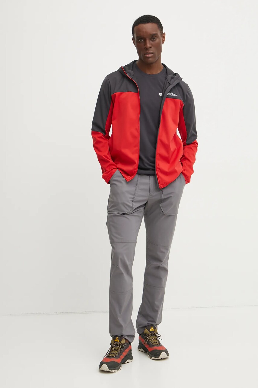 Спортивна куртка Jack Wolfskin Feldberg колір червоний A63970