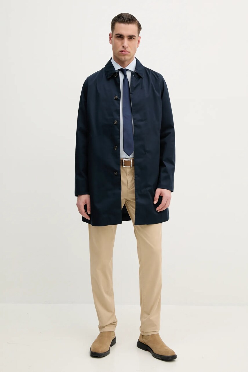 Куртка Barbour Rokig Waterproof колір синій перехідна MWB0856