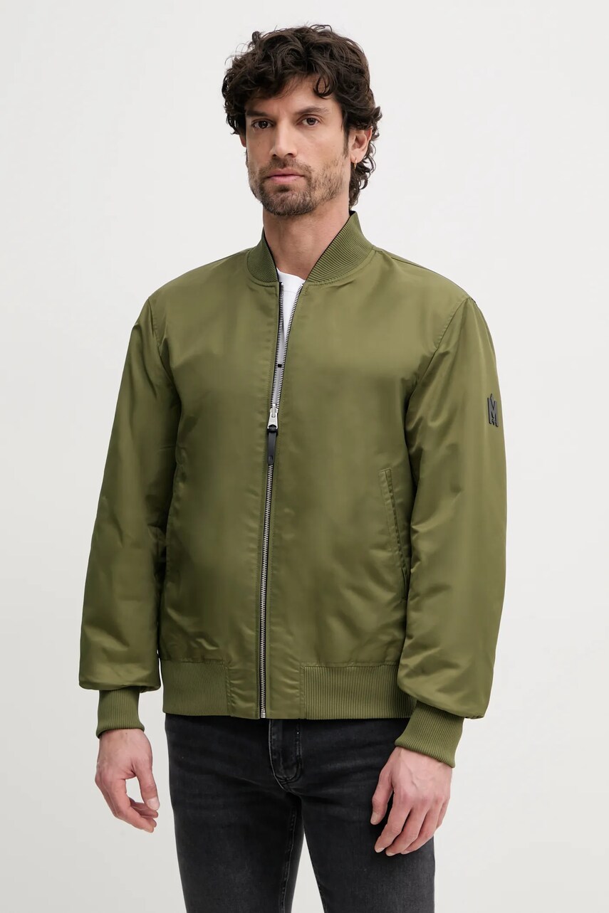 Двостороння куртка-бомбер MACKAGE колір чорний перехідна EASTON.SA