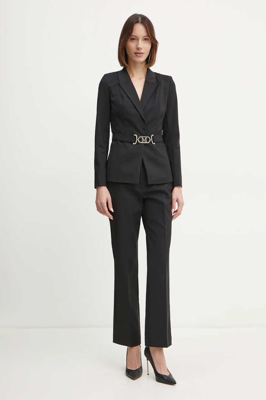 Піджак Marciano Guess SHAYLA колір чорний однобортний однотонний 5RGN04 9544Z