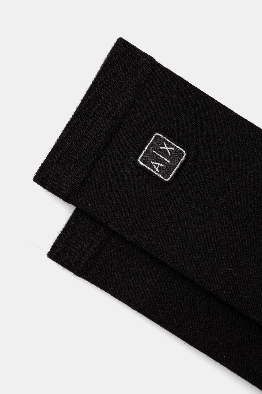 Шкарпетки Armani Exchange жіночі колір чорний XW000001 AF11978