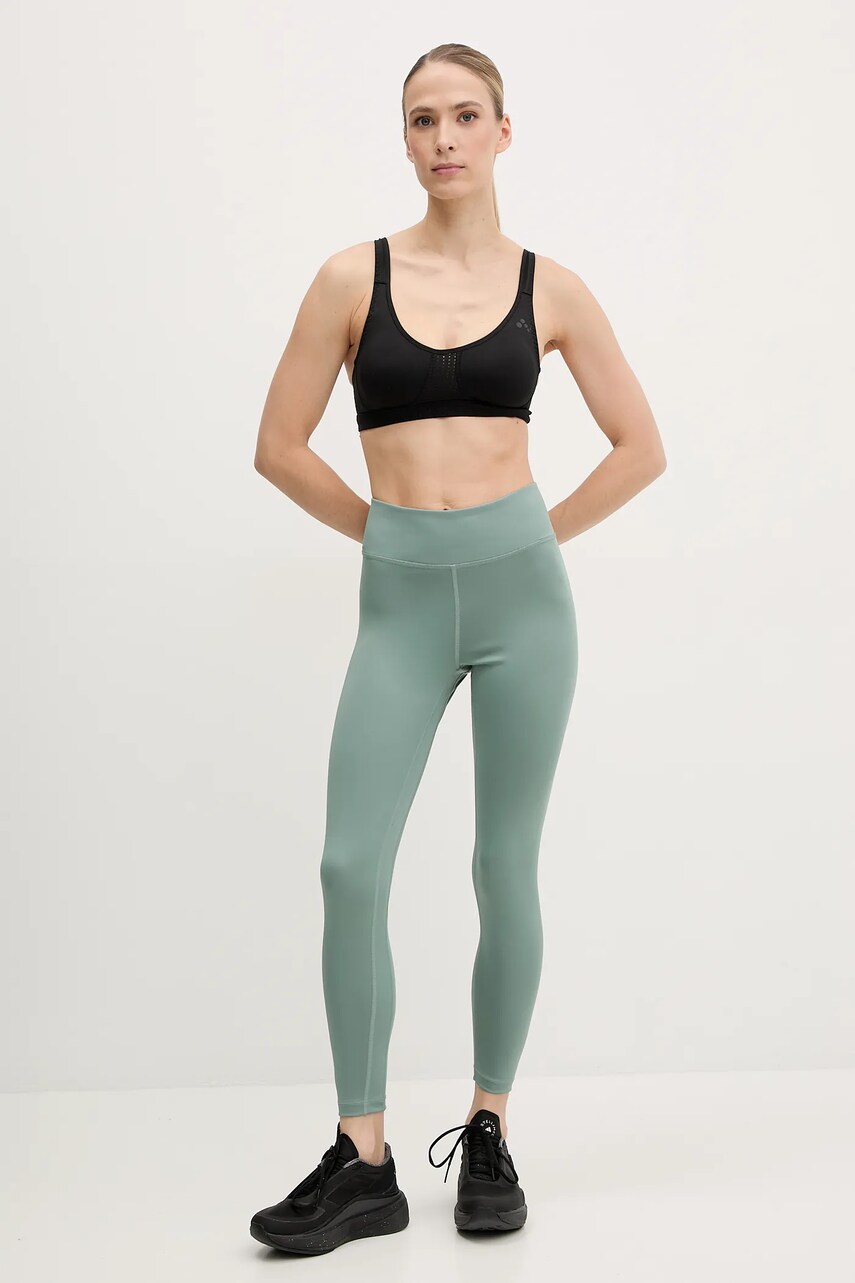Легінси для тренувань Puma Move колір зелений однотонні 526692