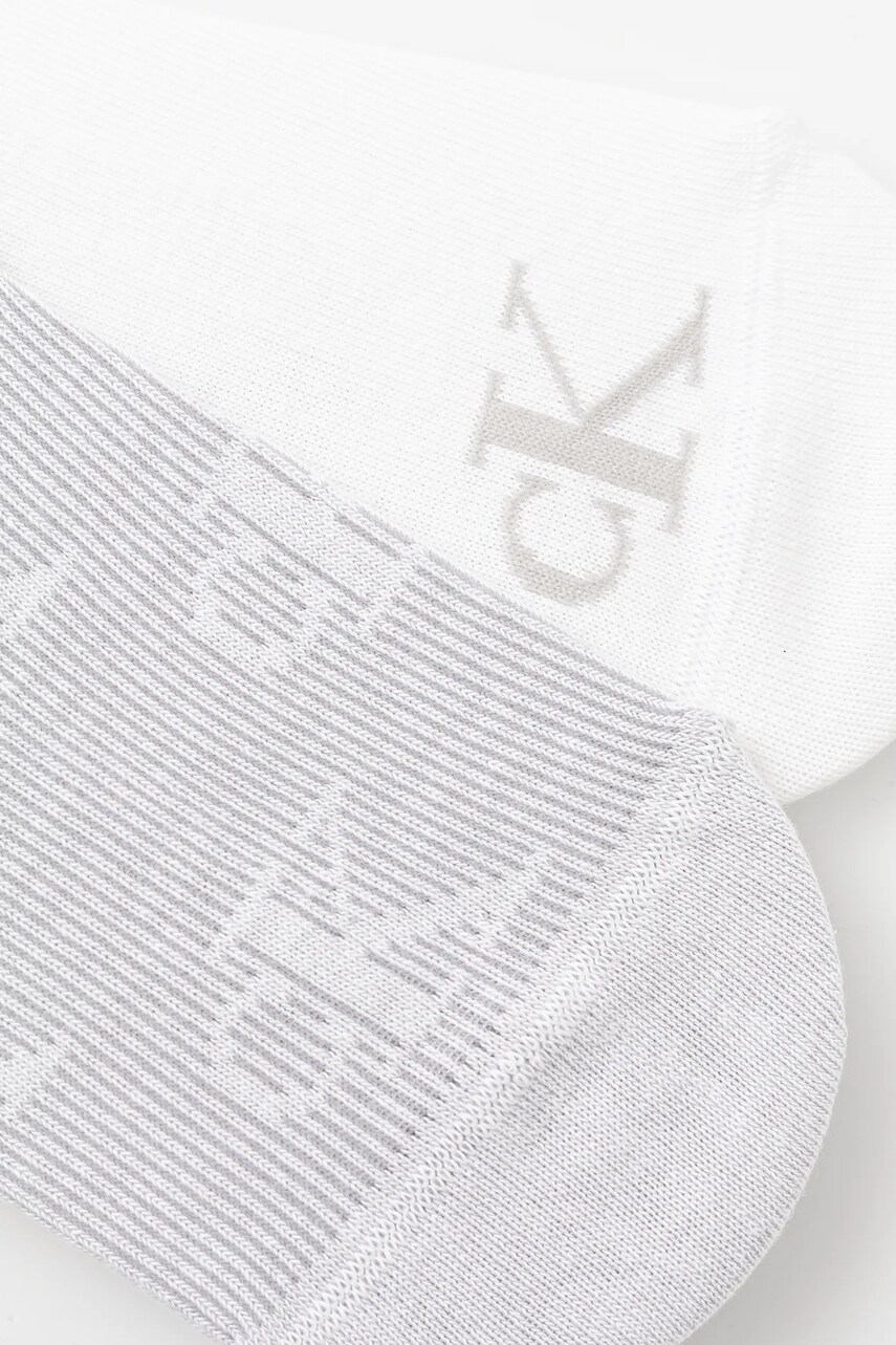 Шкарпетки Calvin Klein Jeans 2-pack жіночі колір білий 701232667