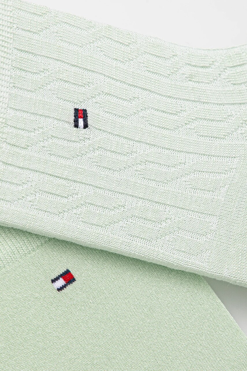 Шкарпетки Tommy Hilfiger 2-pack жіночі колір зелений 701232608