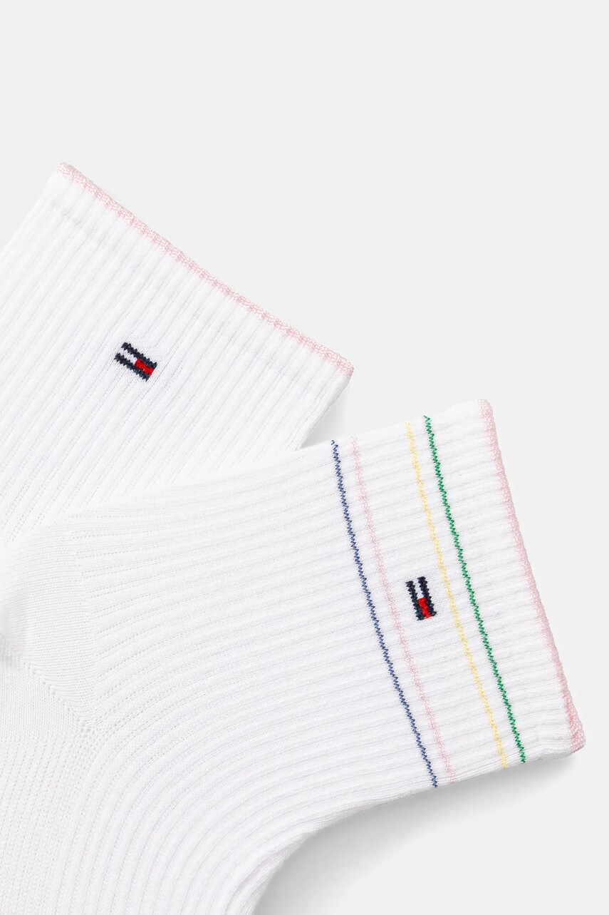 Шкарпетки Tommy Hilfiger 2-pack жіночі колір білий 701232614