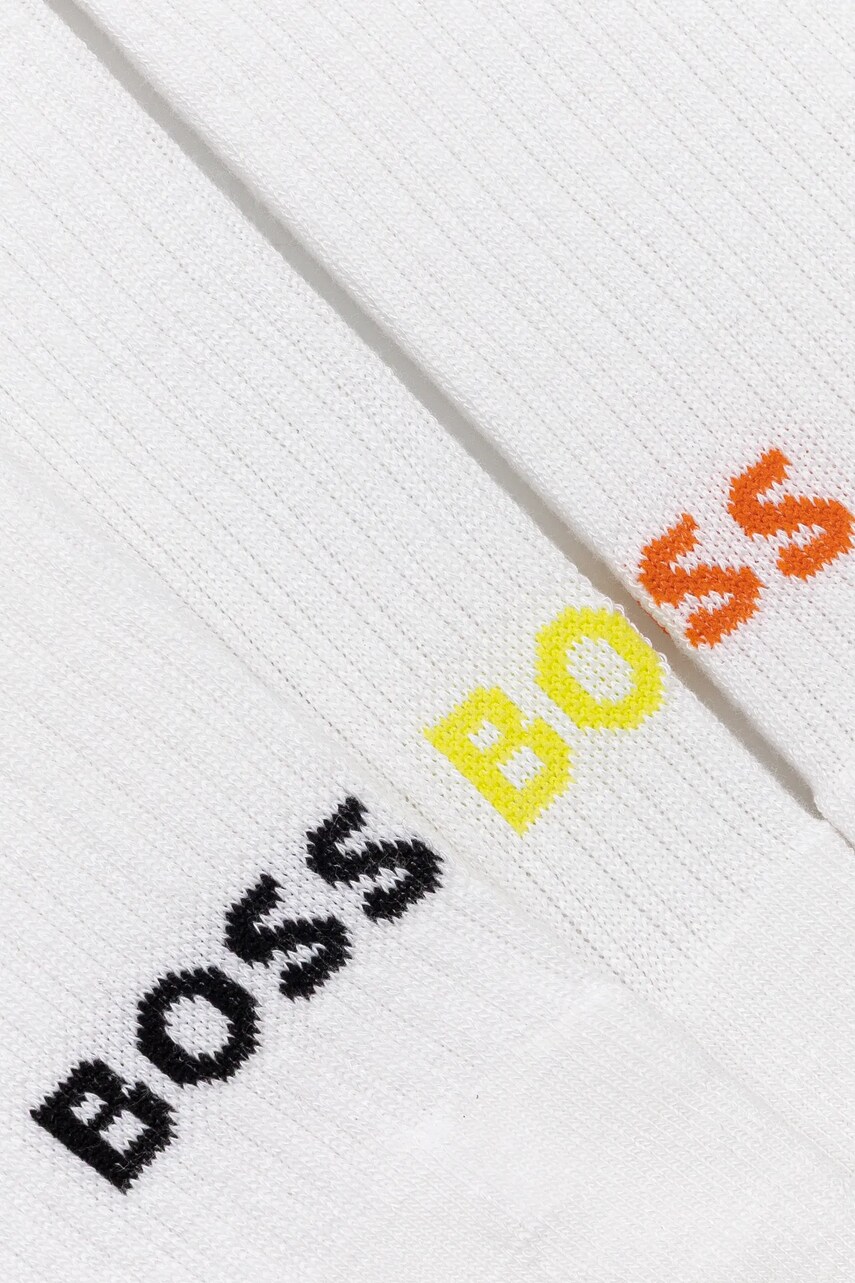 Шкарпетки BOSS 3-pack чоловічі колір бежевий 50537551
