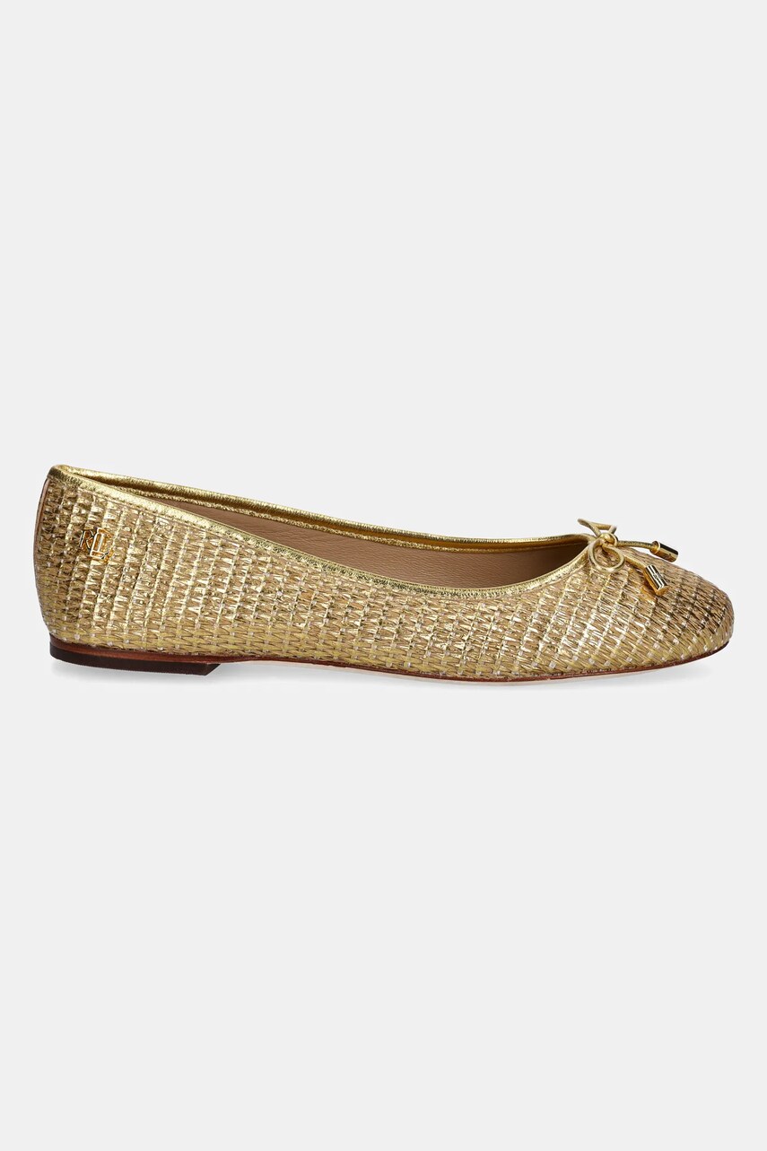 Балетки Lauren Ralph Lauren Jayna колір золотий  802956767001