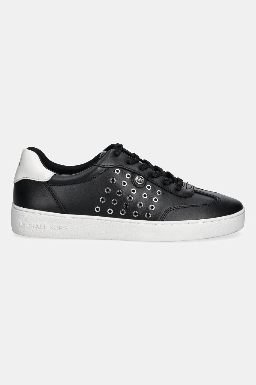 Шкіряні кросівки MICHAEL Michael Kors Scotty жіночі колір чорний 43R5SCFS1L.001