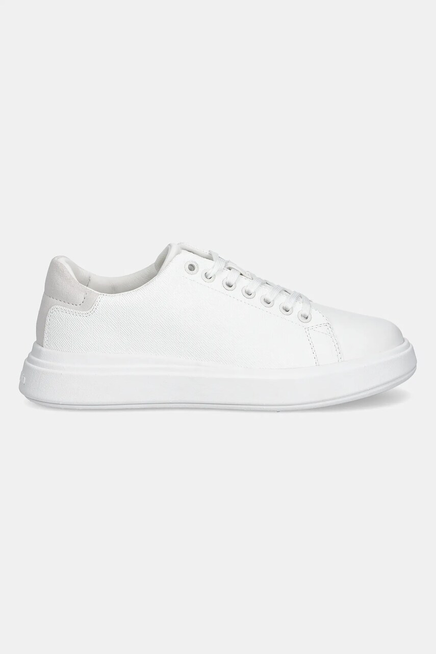 Кросівки Calvin Klein CUPSOLE LACE UP MONO колір білий HW0HW02445